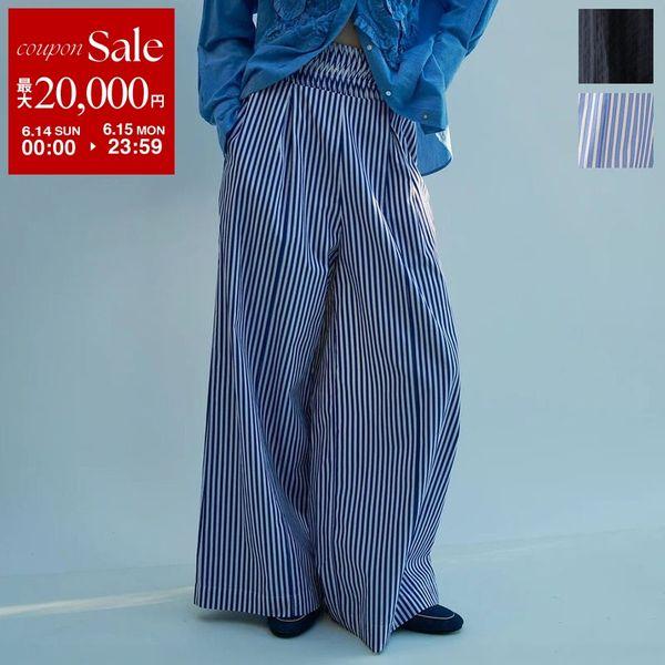 NE QUITTEZ PAS!（ヌキテパ） ne Quittez pas ワイドパンツ Cotton