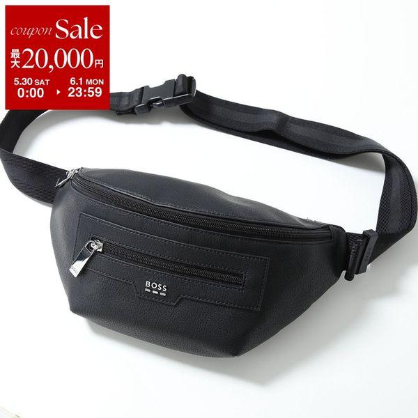 【極美品】HUGO BOSS ショルダーバッグ 斜め掛け ブラック ボディバッグ HUGO BOSS（ヒューゴ・ボス） ボディバッグ Lewys_Bumbag 50562909
