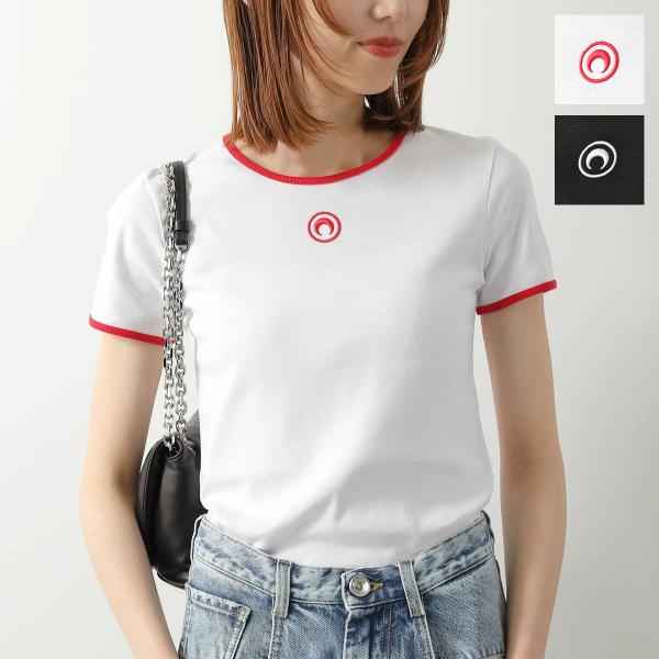 MARINE SERRE（マリーンセル） マリーン セル リンガーTシャツ Moon