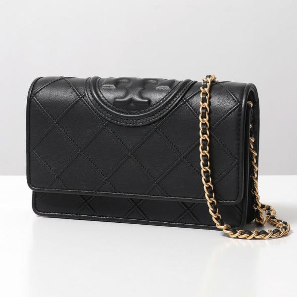 極美品✨TORYBURCH トリーバーチメッセンジャーバッグ チェーン 手鏡付き TORY BURCH（トリーバーチ） チェーン ウォレット FLEMING フレミング