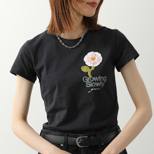 GANNI（ガニー） Tシャツ Basic Cotton Jersey Baby Fit A1050178