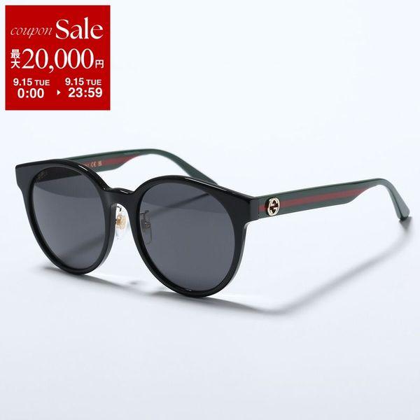 GUCCI グッチ サングラス GG0416SK レディース ボストン型 セルフレーム フルリム メタルロゴ クリングスタイプ アジアンフィット アイウェア 002