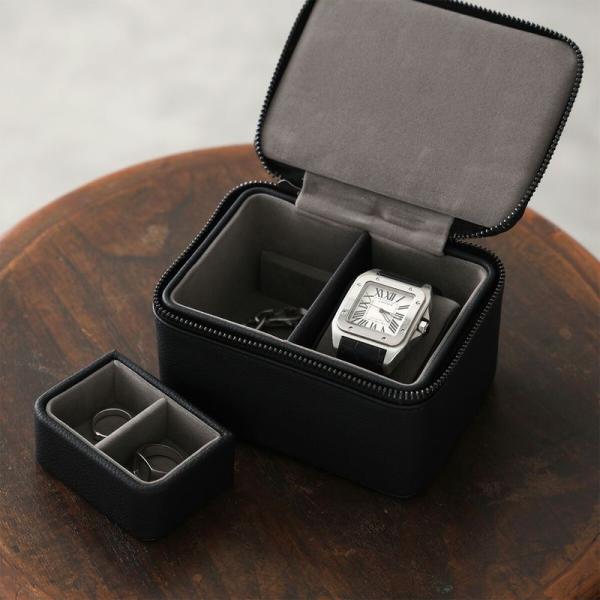コレクションケ―ス アクセサリーボックス ハンドメイド 未使用 有り ４点 STACKERS（スタッカーズ） ジュエリーボックス Watch & Cufflink Box