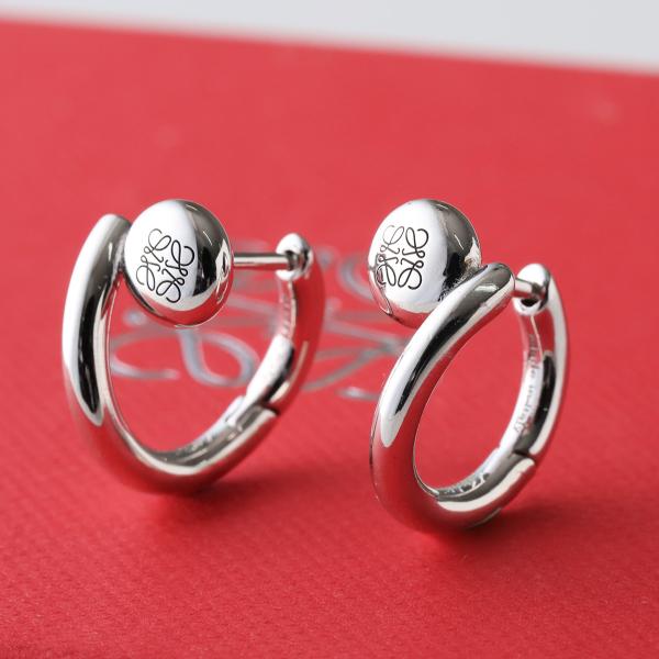 LOEWE（ロエベ） フープピアス ANAGRAM PEBBLE MINI HOOP アナグラム