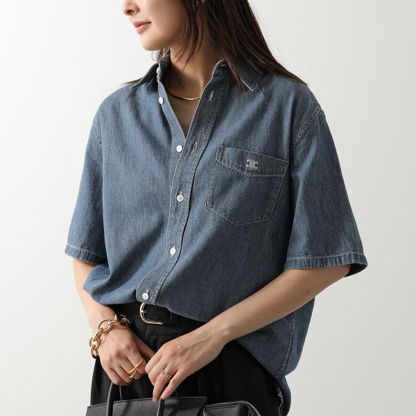 CELINE（セリーヌ） デニムシャツ RC0D7208I.07UO レディース 半袖