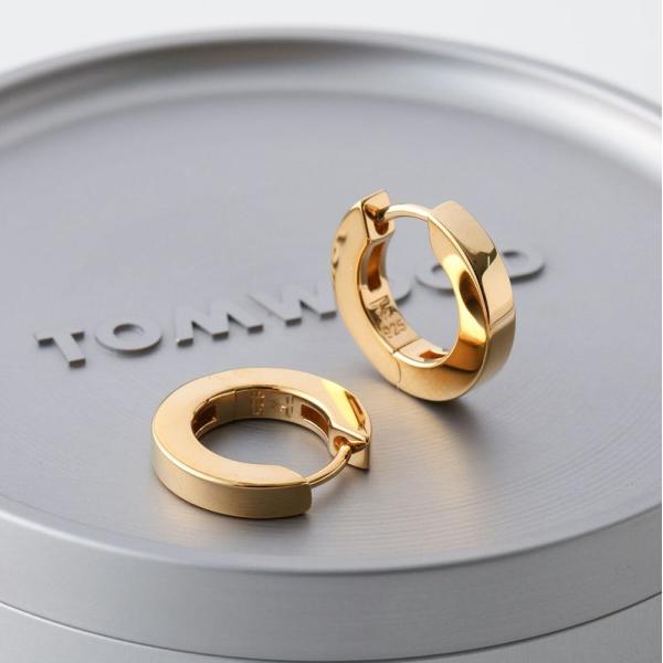 TOM WOOD（トムウッド） ピアス Beck Hoops Gold ベック フープ 101596