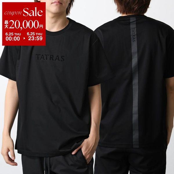 10【希少デザインL】タトラス　センタービックロゴ入りTシャツ　ブラック TATRAS（タトラス） Tシャツ PILADE ピラデ MCKZ0366083588 メンズ