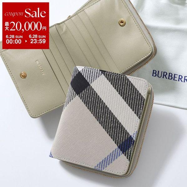 BURBERRY（バーバリー） 二つ折り財布 LS COMPACT ZIP BIFOLD CJ1