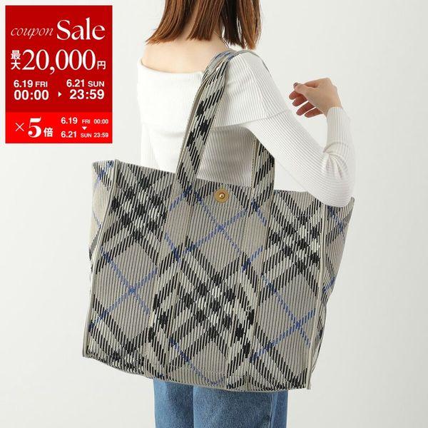 BURBERRY（バーバリー） トートバッグ LL MD KNIT TOTE CH4 8090405