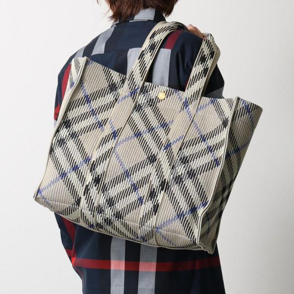 BURBERRY（バーバリー） トートバッグ LL MD KNIT TOTE CH4 8090405