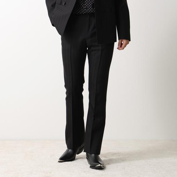 celine セリーヌ　20SS スモーキング　フレアスラックス　側章 CELINE（セリーヌ） スラックス PANTALON FLARE ANGLAIS 2P032876X