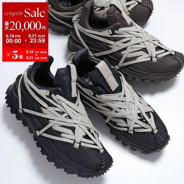 Moncler x rick Owensスニーカー ブラック Vibramソール Rick Owens（リック・オウエンス） × MONCLER モンクレール コラボ