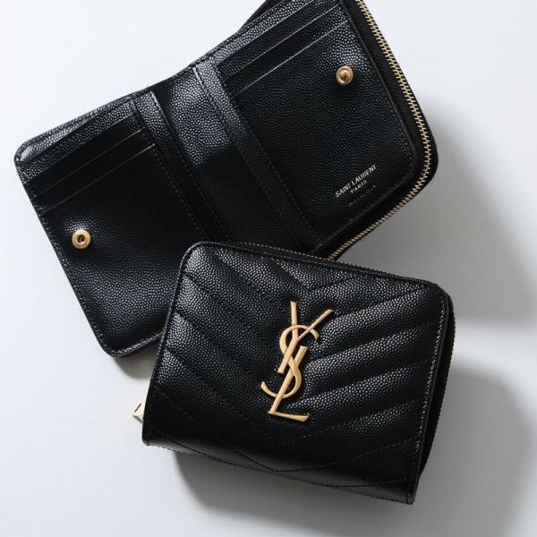 SAINT LAURENT サンローラン 二つ折り財布 668288 BOW01 レディース