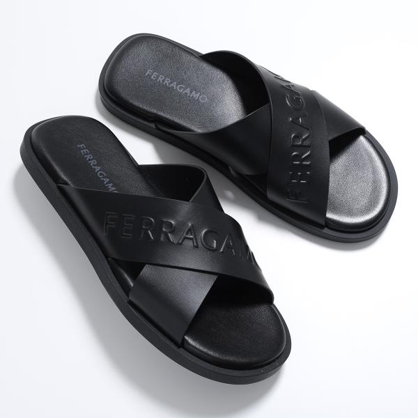 FERRAGAMO（フェラガモ） サンダル CAIO RES 774329 メンズ クロス