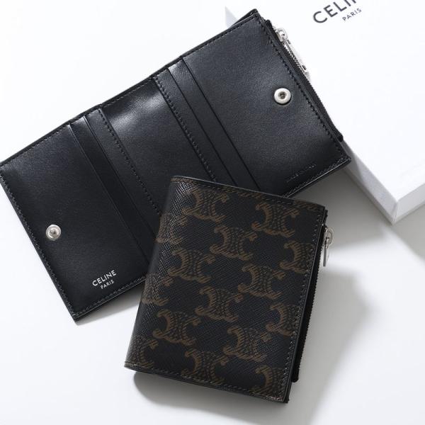 CELINE（セリーヌ） 二つ折り財布 COMPACT WALLET 10E492BZR.38SI