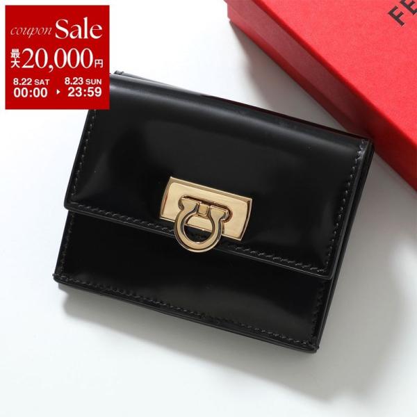FERRAGAMO（フェラガモ） 二つ折り財布 WANDA ワンダ 220434 760658