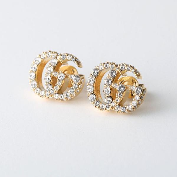 GUCCI（グッチ） スタッドピアス 753886 J1D50 レディース GGロゴ