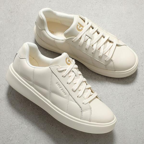 COLE HAAN コールハーン スニーカー GRAND CROSSCOURT グランドクロスコート W32973 レディース ローカット レザー シューズ 靴 3.5cm IVORY-QLTD-LTHR/IV