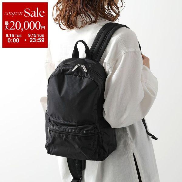 LeSportsac レスポートサック バックパック SOLID ソリッド SM EVERYDAY BACKPACK 1801 レディース リュック ナイロン 軽量 バッグ 鞄 R086/RECYCLED-BLACK