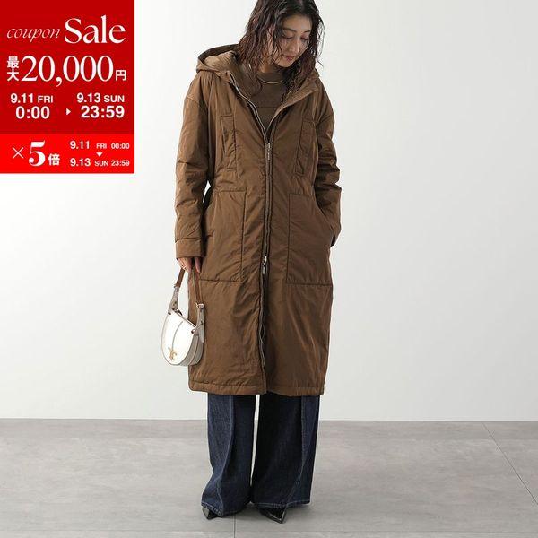 Max Mara The Cube マックスマーラ ザ・キューブ 中綿コート BOSCO ボスコ レディース リバーシブル フード付き 撥水加工 ロング丈 015