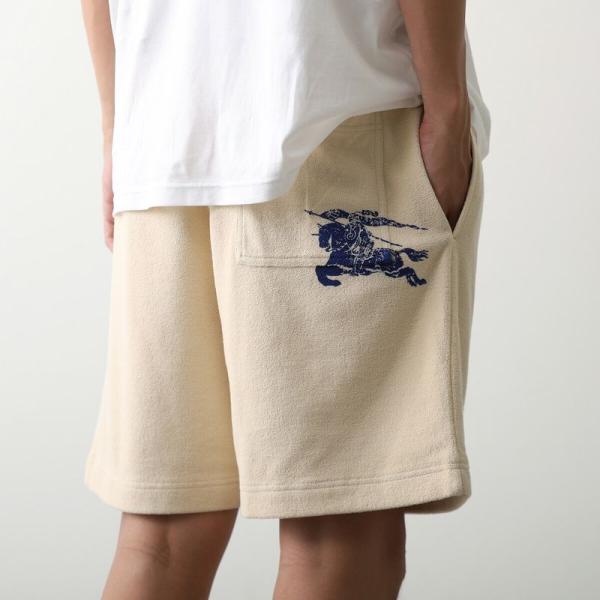 BURBERRY バーバリー ハーフパンツ 8081322 メンズ パイル地 馬上の騎士 B8620/CALICO