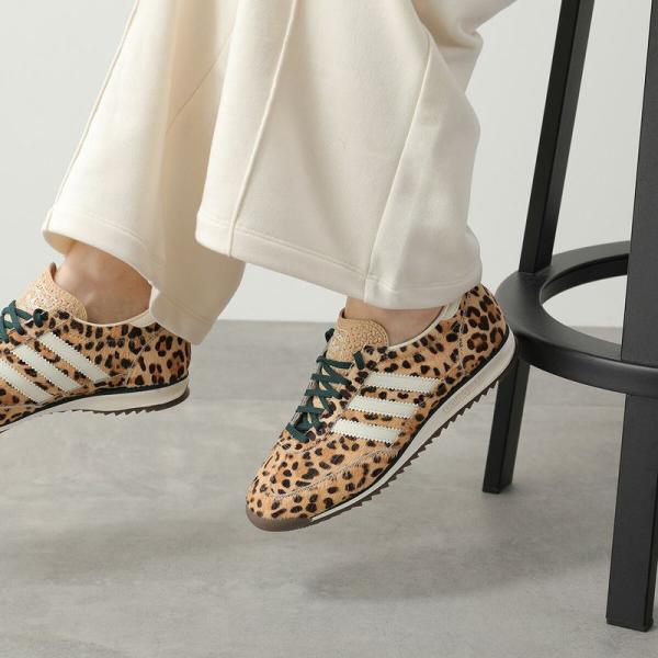 adidas Originals アディダスオリジナルス スニーカー SL 72 OG W KI4205 レディース ローカット レオパード ポニーヘア シューズ 靴 MAGBEI/IVORY/OWHITE