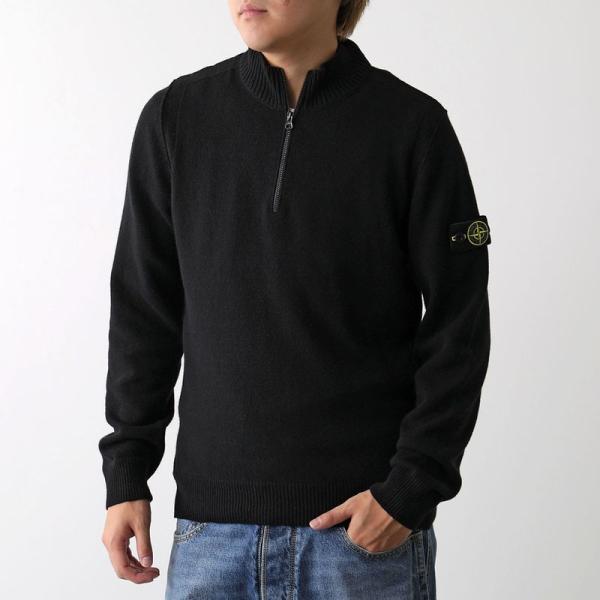 STONE ISLAND KIDS ストーンアイランド キッズ セーター 5100014 S00M1 メンズ ボーイズ ニット ハーフジップ 長袖 スタンドカラー V0029