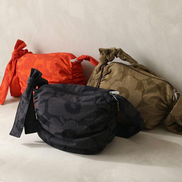 marimekko マリメッコ ショルダーバッグ Utu M Unikko 095820 レディース Unikko柄 ギャザーストラップ 鞄