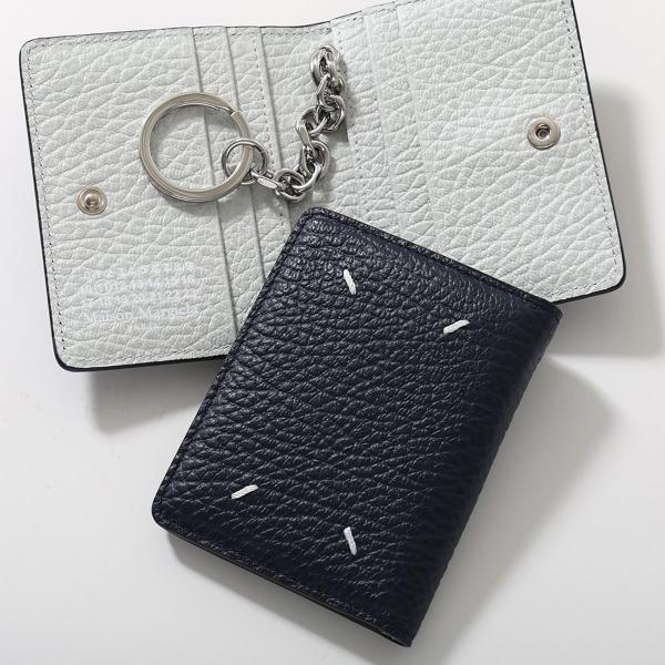 メゾンマルジェラ キーケース 6連 限定ブルー 高級レザー Maison Margiela（メゾンマルジェラ） カードケース S56UI0128 P8844