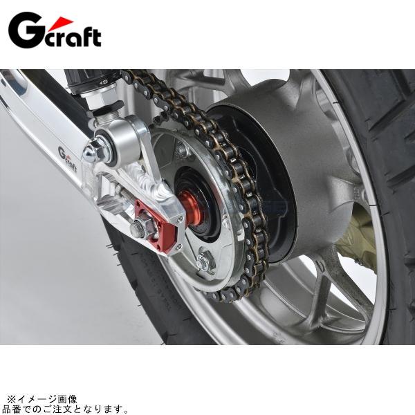 新品未開封 G-craft Gクラフト 31257 モンキー125用 アクスルカラー レッド