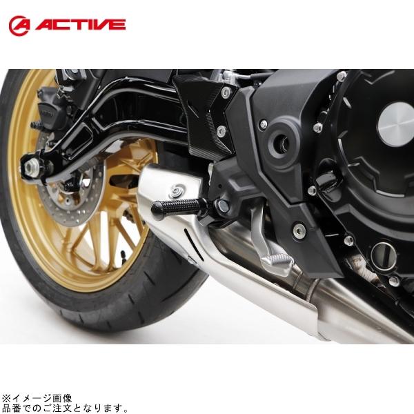 ACTIVE アクティブ 17700004B ステップバー(ライダー側) ブラック