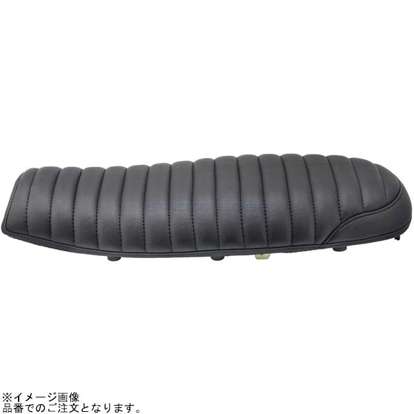 Motone モートーン MSM015 シート スキニー KRAIT リブ ブラック 空冷