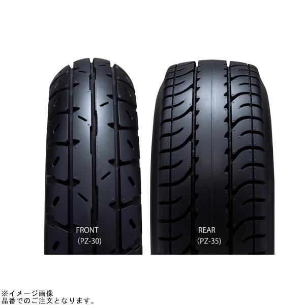 めい IRC アイアールシー 122520 PZ-35 リアタイヤ 130/70-8 42L TL : S