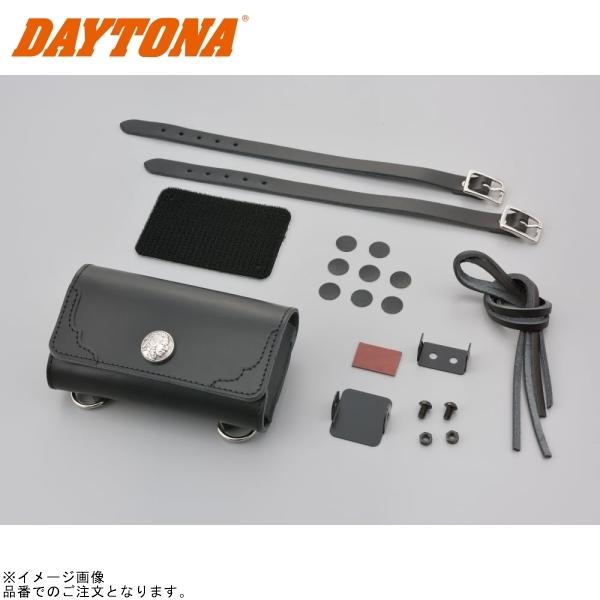DAYTONA（デイトナ） 91049 革鎧ETCケース 汎用 ブラック : S-need