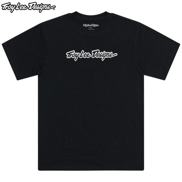 Troy Lee Designs トロイリーデザインズ TDA058 SIGNATURESHORTSLEEVETEE カラー：BLACK サイズ：XL