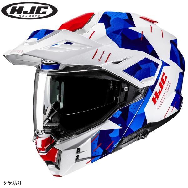 HJC ヘルメット HJH302 i80ROKI カラー：BLUE/RED(MC21) サイズ：XL