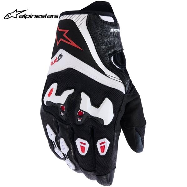 在庫あり alpinestars アルパインスターズ グローブ SP-R PRO GLOVE カラー:BLACK WHITE BRIGHT RED サイズ:L