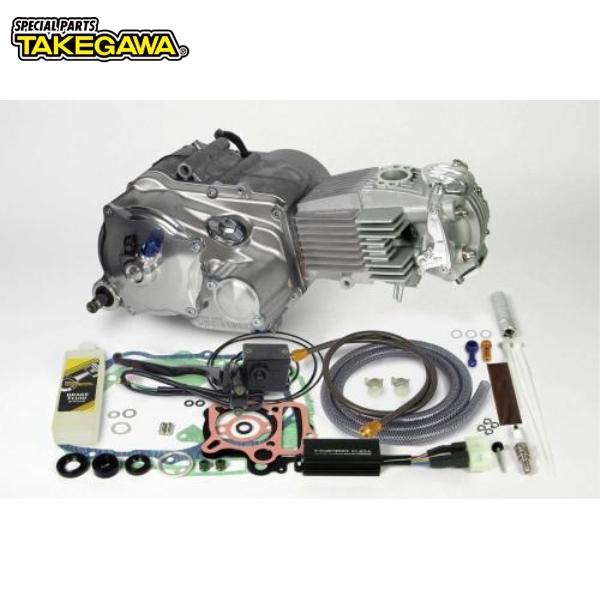武川コンプリートエンジン スーパーヘッド4V+R 148cc その他セット