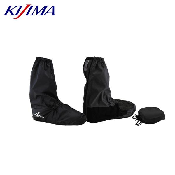 購入用 KIJIMA（キジマ） FR-153113 4R ブーツカバー ブラック Mサイズ 左右