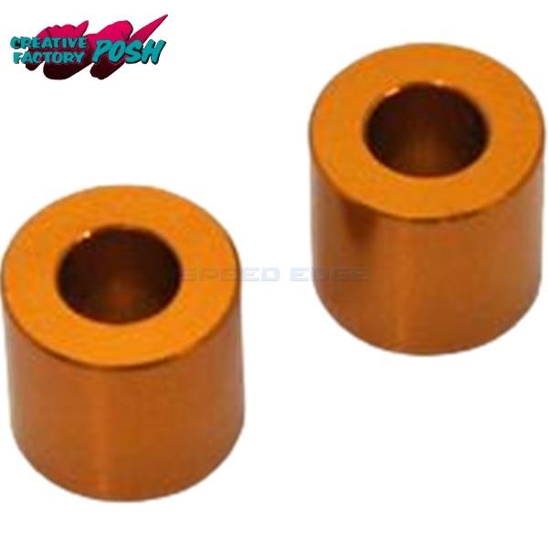 他サイト： CF POSH CFポッシュ 201449-12 アルミスペーサー M10＆インチ3/8 T=12mm(2個入) ゴールドの商品画像