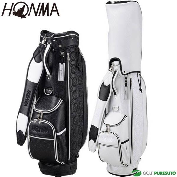 HONMA GOLF 最高級 刺繍 キャディバッグ ホンマ レザー 白 金 官報