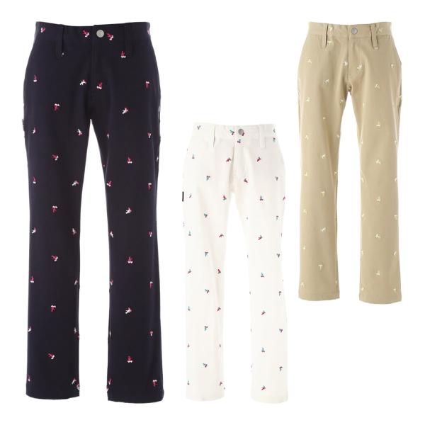 【キッズ】ジャックバニー ロングパンツ コットンツイルストレッチパンツ 総柄 264-2131323 2022年モデル ゴルフウェア ボトムス Jack Bunny!! ジャックバニー!!