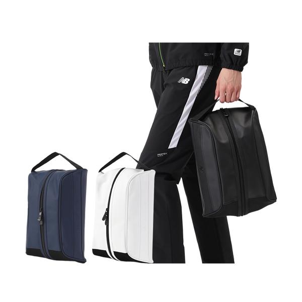 ニューバランス ゴルフ UNISEX マットシンセティックレザー シューズバッグ 012-6984018 ゴルフバッグ シューズバッグ 2026年モデル Newbalance GOLF