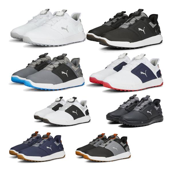 ダイヤルの調整で包み込むようなフィット感とクイックな着用感の調整が叶う、ディスクタイプのスパイクレスシューズ。プーマ独自の軽量ミッドソールフォームを搭載した、安定感のある履き心地が魅力です。グリップ力と耐久性に優れたラバーソールで、より快適...