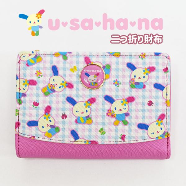 sanrio（サンリオ） ウサハナ 財布 グッズ 二つ折り財布 レディース