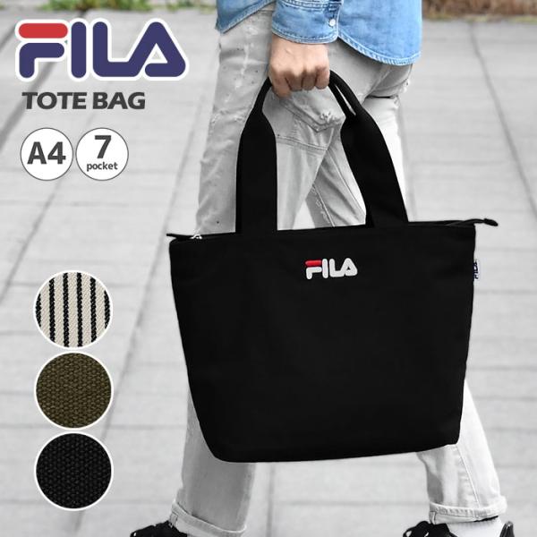 FILA（フィラ） メンズ キャンバス トート トートバッグ おしゃれ