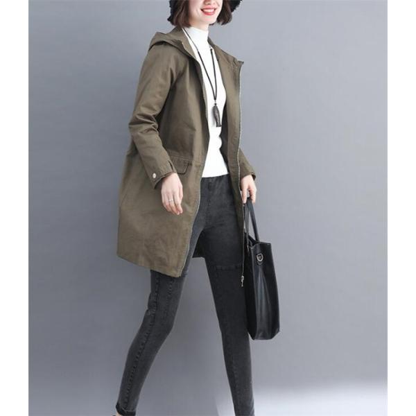 スプリングコート レディース トレンチコート フード付き ロング コート お洒落 春コート 19 代 30代 40代 50代 Buyee 日本代购平台 产品购物网站大全 Buyee一站式代购 Bot Online