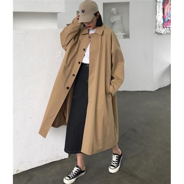 ステンカラーコート トレンチコート レディース スプリングコート 秋 春コート ロングコート ジャケット アウター 19 代 30代 40代 40代 50代 Dejapan Bid And Buy Japan With 0 Commission