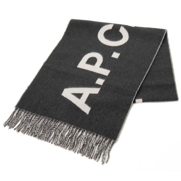 A.P.C. アーペーセー マフラー 大判ストール グレー WOAFEM15163