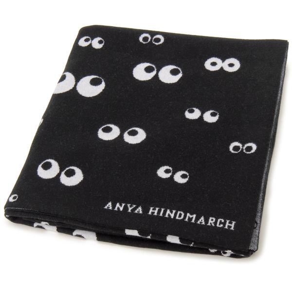 ANYA HINDMARCH（アニヤ・ハインドマーチ） ブランケット ブラック